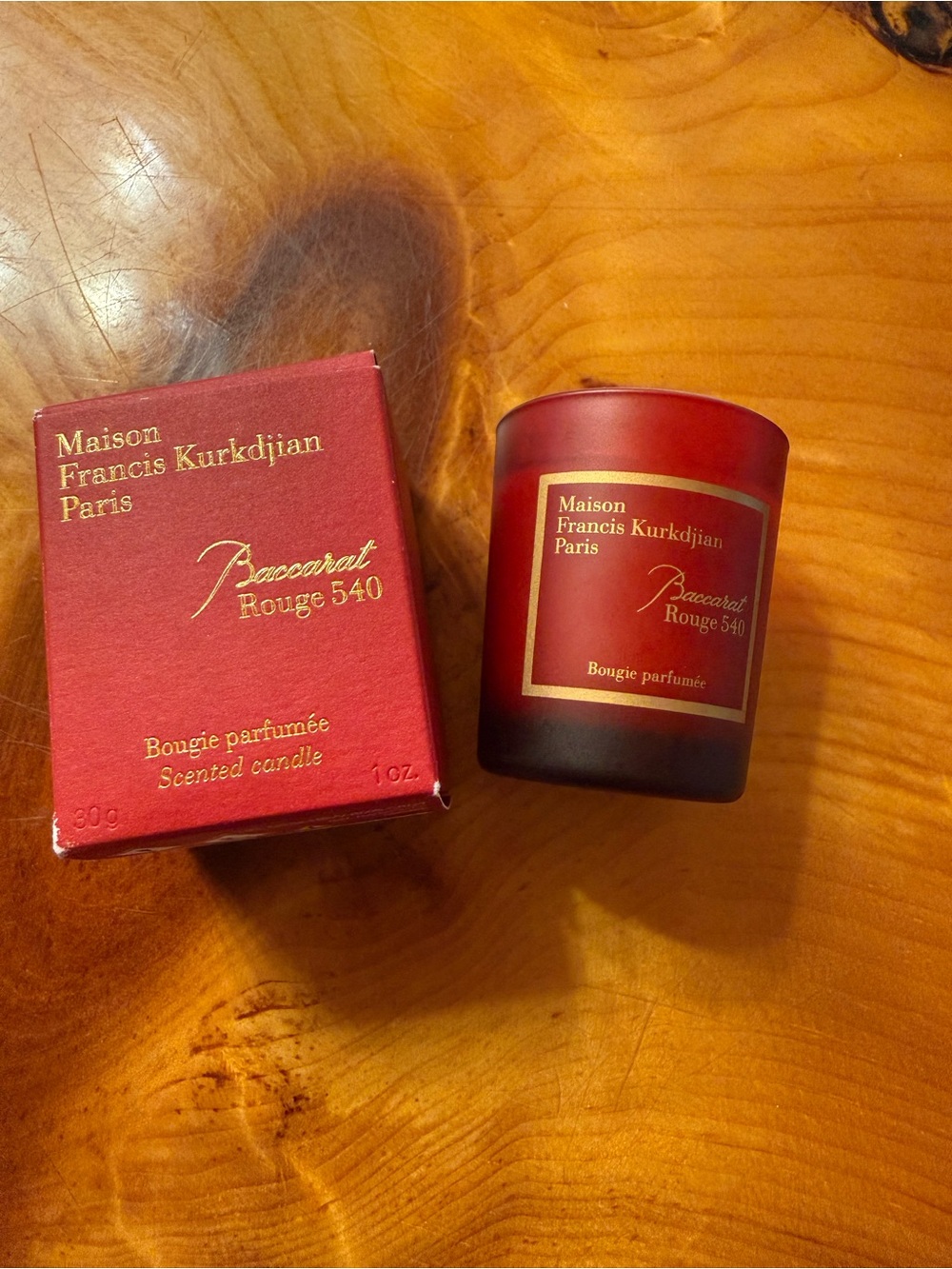 Maison Francis Kurkdjian Baccarat Rouge 540 Mini Scented Candle with Box